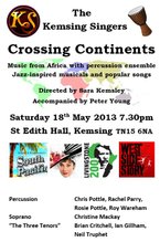 Crossing Continents, 18 May 2013